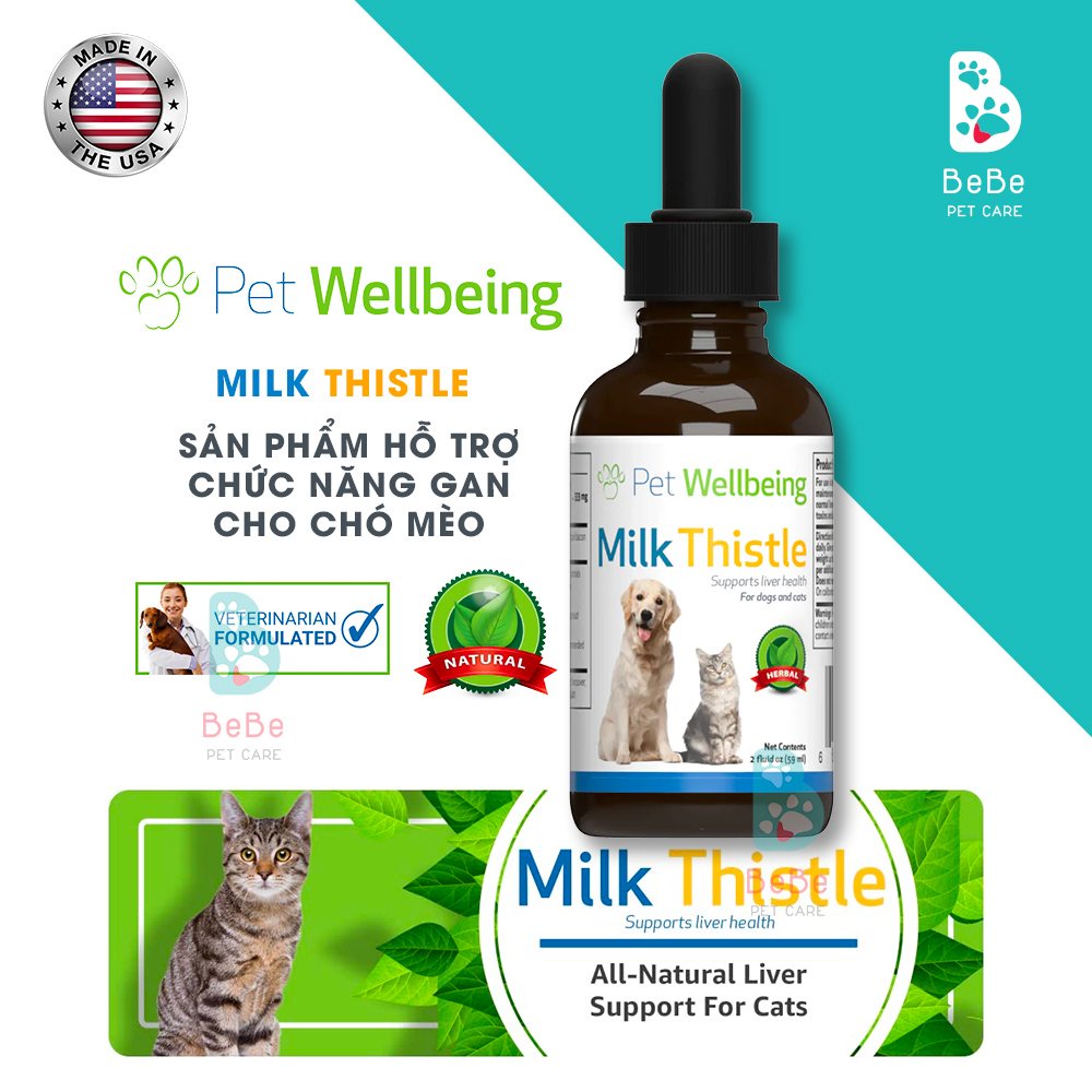 Pet wellbeing hot sale milk thistle