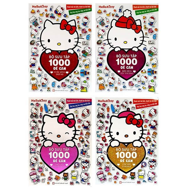 Ảnh Sách - Hello Kitty - BST 1000 Đề Can - Cuộc Sống Diệu Kì 2