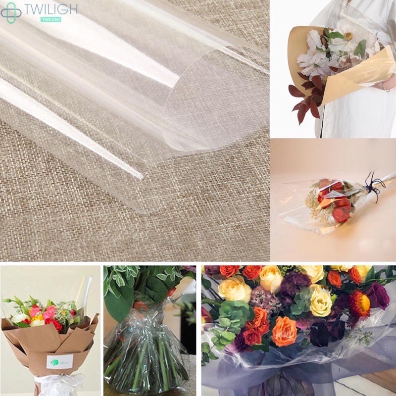 Tập 50 tơ giấy bóng kính gói hoa ,giấy bạc ,bóng kính sao | Shopee Việt Nam