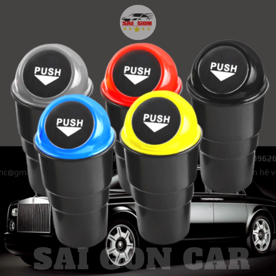 Thùng rác mini ô tô , thùng đựng rác cho xe hơi rất tiện lợi , thiết kế ...