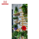 Bộ kệ gỗ ban công MEDOGO treo tường trồng hoa, cây cảnh, giá gỗ thông treo tường trang trí phong cách Hàn Quốc — ảnh 4