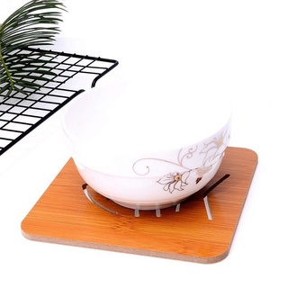 COMBO 2 Miếng Lót Nồi Bát Đĩa Bằng Gỗ Sang Chảnh 14,5cm - 88036