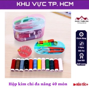 Hộp kim chỉ đa năng 40 món siêu tiện dụng