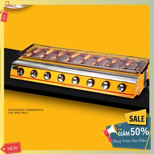 Bếp nướng thịt bbq bằng gas ETON ET-K288 8 họng đốt nhiệt độ cao, không tạt lửa