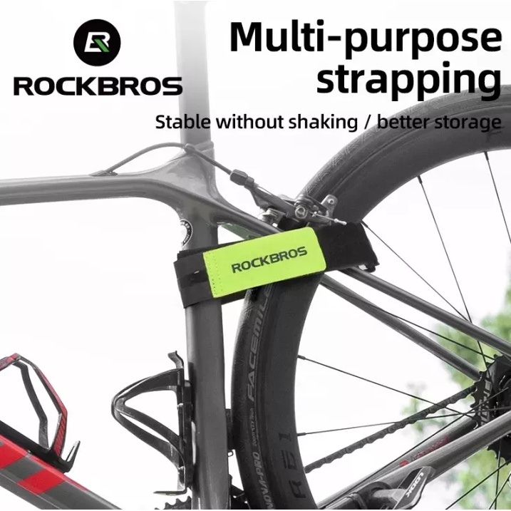 ROCKBROS Dây Đai Cố Định Hành Lý Bằng Nylon Màu Đen Đa Năng Có Thể Điều Chỉnh