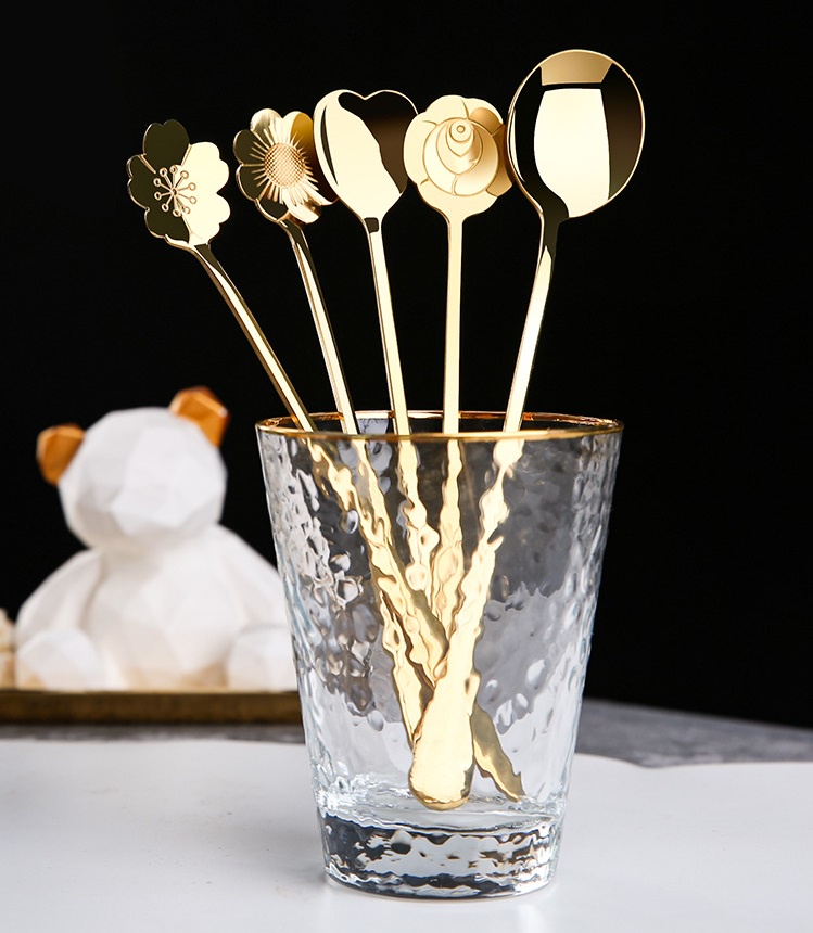 Mô tả YEAHCOOK Thìa inox pha chế dành cho quán cafe thiết kế sang trọng - 1