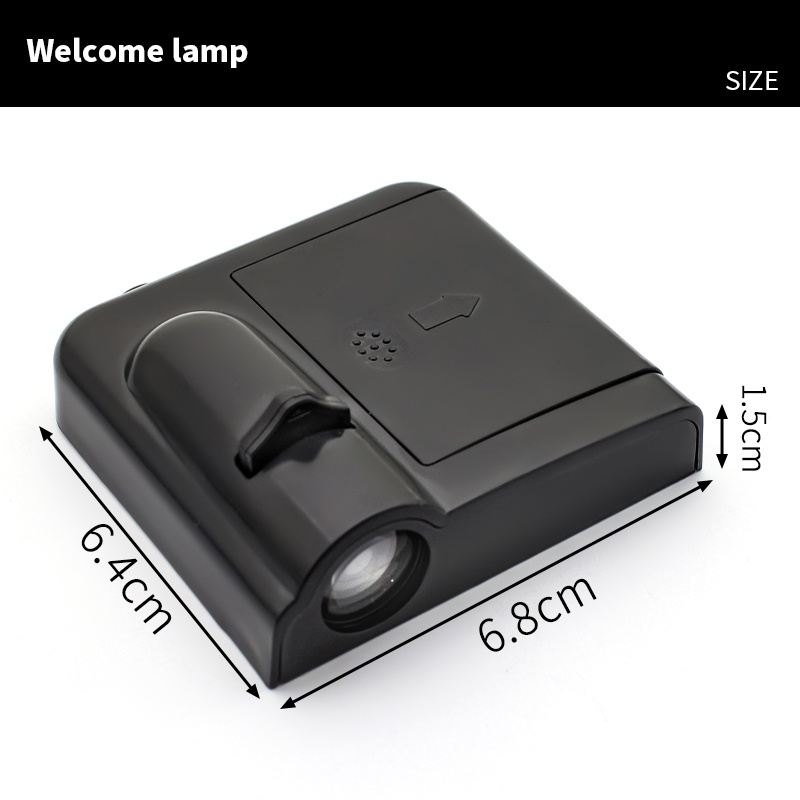 Đèn LED Chiếu Logo Chào Mừng Gắn Cửa Xe Hơi Mitsubishi Jeep Suzuki BMW Toyota