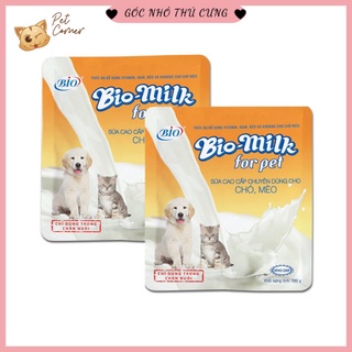 Sữa cho chó mèo Bio Milk 100g - Sữa bột dinh dưỡng cho thú cưng