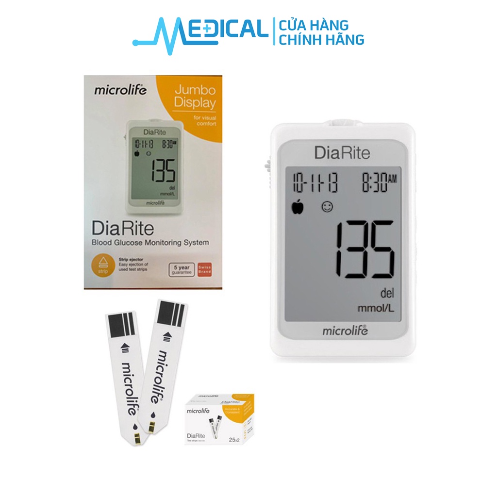 Ưu điểm của Máy đo đường huyết MICROLIFE DiaRite BGM
