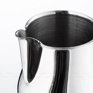Volcano Ca đánh sữa Motta màu bạc Inox 304 mũi tròn
