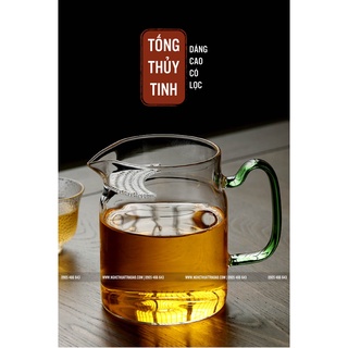 TỐNG THỦY TINH DÁNG CAO CÓ LỌC - DUNG TÍCH 500ML
