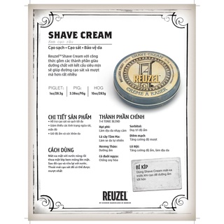 Kem Cạo Râu REUZEL Shave Cream 95.8g - Hàng Chính Hãng