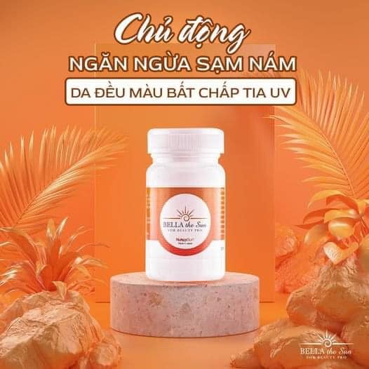 Viên uống Bella The Sun chống nắng và giảm sạm nám 30 viên