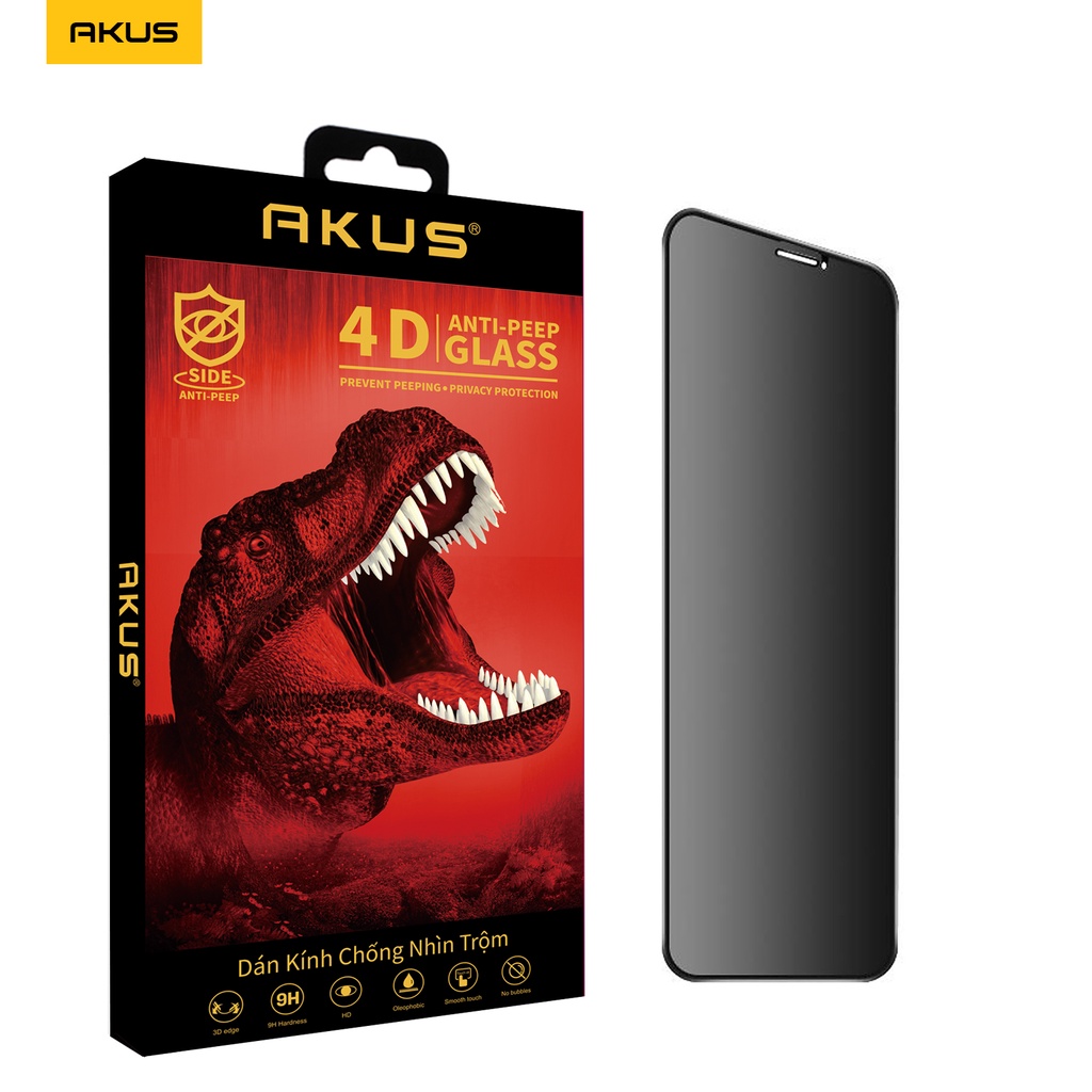 Ảnh Kính cường lực chống nhìn trộm 7, 7 Plus/8 Plus,X, Xs Max/11Pro/11 ProMax/12/12 Pro Max13/13 Pro Max - AKUS 2