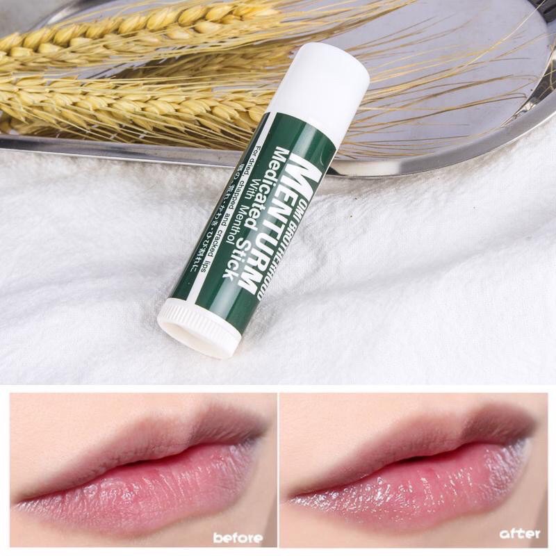 Son dưỡng Omi Brotherhood Menturm Medicated Stick With Menthol 