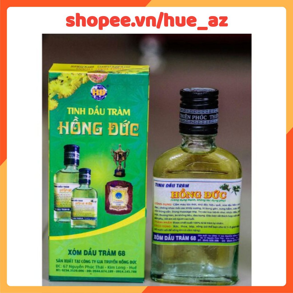 Tinh dầu tràm Hồng Đức 100ml  - chống muỗi đốt, chống sốt xuất huyết