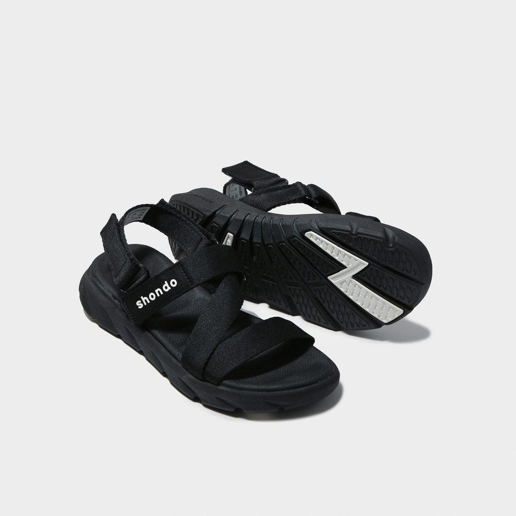 Ảnh Giày Sandals SHONDO F6 Sport đen full - F6S301 3