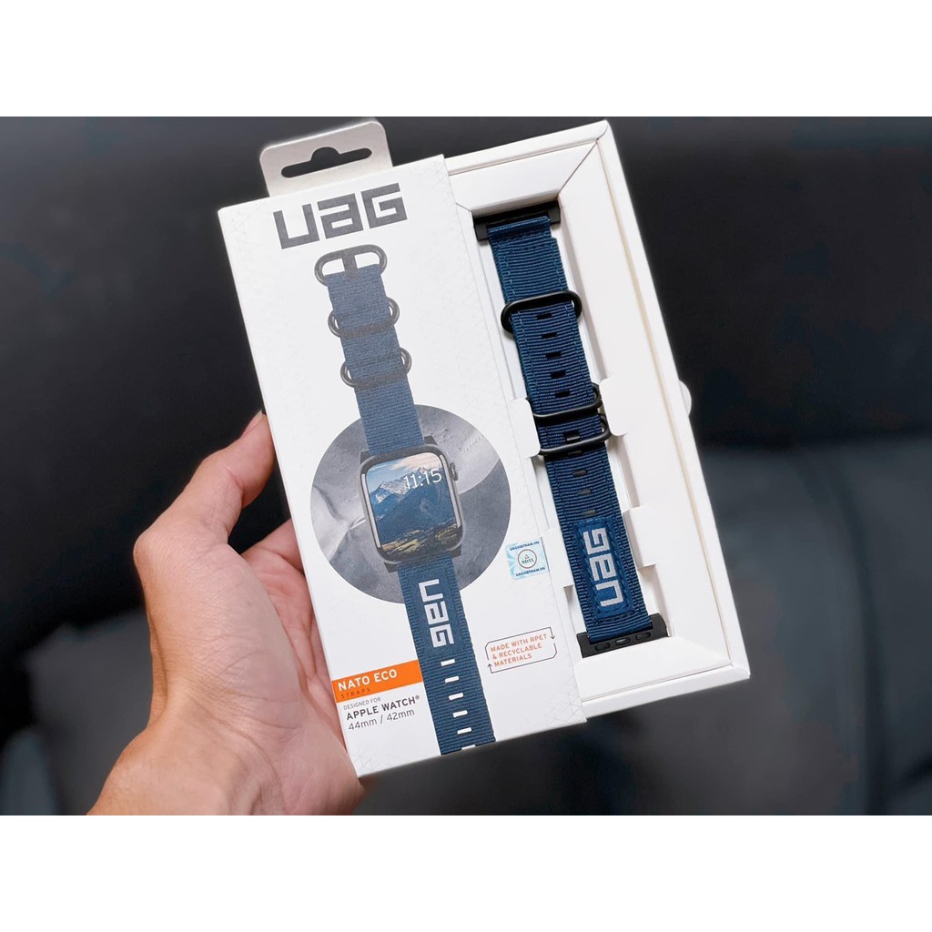 Dây vải UAG màu xanh navy  dành cho  đồng hồ thông minh cực mới