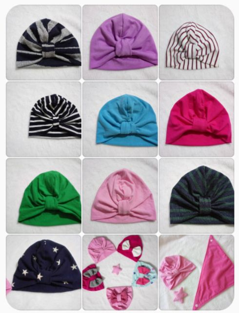 Mũ turban cho bé yêu