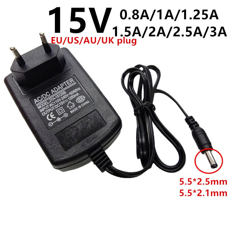 Guy-Tech AC/DC Desktop Adapter 15V 36W Compatible for Tri-Mag, LLC