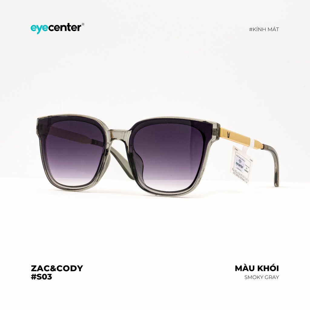 Ảnh Kính mát nam nữ chính hãng nhiều màu ZAC & CODY S03-S kim loại chống gỉ nhập khẩu by Eye Center Vietnam 4