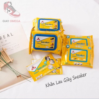 Khăn lau vệ sinh Giày Siêu Tiện Lợi Sneker Wipes (12 khăn)