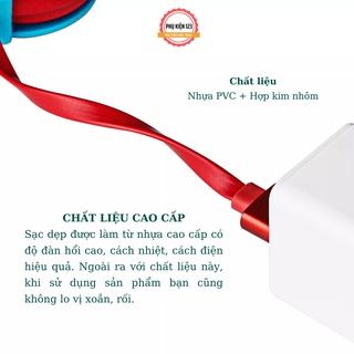 Dây Cáp Sạc 3 Đầu Đa Năng Loại C micro Chống Rối deerlu01