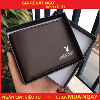 VÍ NAM PLAYBOY HÀNG HIỆU CHẤT DA ĐẸP THỜI TRANG CAO CẤP- Bóp Ví Da PU Xịn Nhiều Ngăn Đẳng Cấp Nam Tính, Ví Da Nhập Khẩu