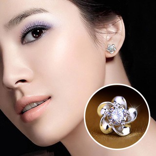Sale bông tai khuyên tai đính hạt sáng lấp lánh