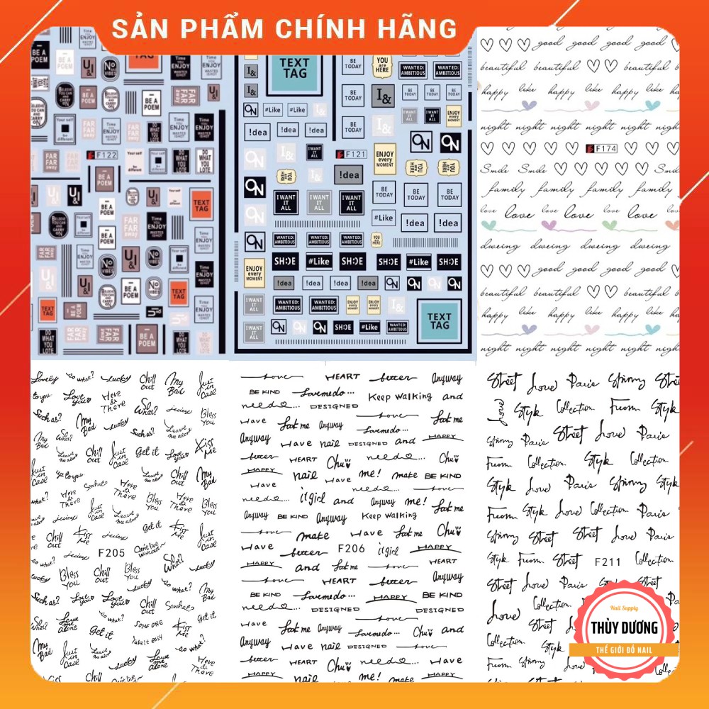 Sticker chữ - Giá Tốt, Miễn Phí Vận Chuyển, Đủ Loại | Shopee Việt Nam