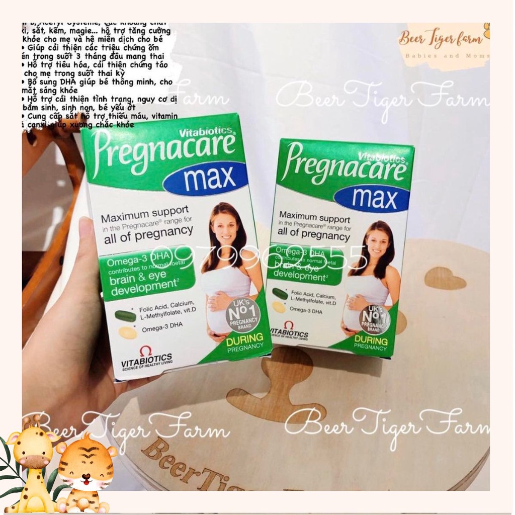 Vitamin Tổng Hợp Cho Bà Bầu Pregnacare Max Hộp 84 Viên Beertiger Farm Shopee Việt Nam 