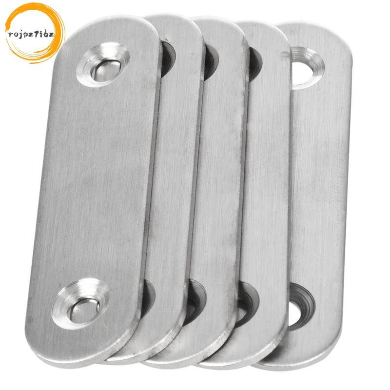 60mm x 16mm Sửa chữa thẳng nhập sửa chữa tấm phẳng Giá đỡ 5 chiếc