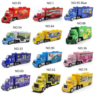 Xe hoạt hình thực tế Mack Lightning Mcqueen King Jackson Storm Racer Xe tải đồ chơi