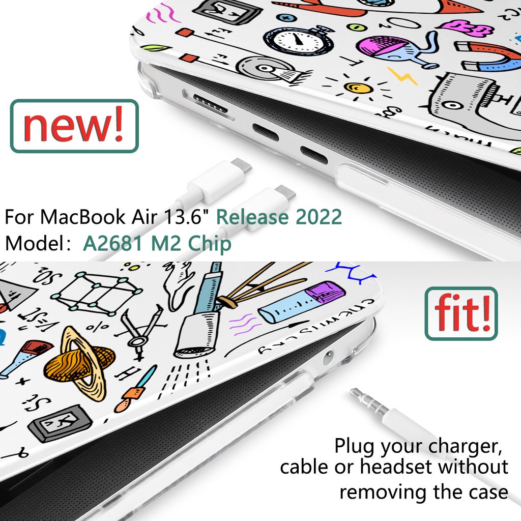 Mô tả Protective Case for MacBook Pro13 14 16" M4 M3 M2 M1 Air13 13.6 15" A2941 A2681 A2338 A2337 A2179 A2251 A1706 A1708 A1502[Case For All MacBook Models] - 4