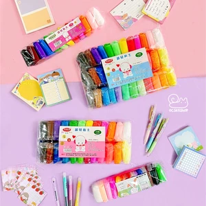 Đất sét siêu nhẹ - Làm tranh nổi 3D - Nặn móc chìa khóa - Trang trí gương - Làm slime bơ - Butter slime
