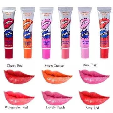 💋💋💋 Son Xăm WOW Hàn Quốc Dạng Lột Lâu Trôi Chống Nước Wow Romantic Giá bán 20k