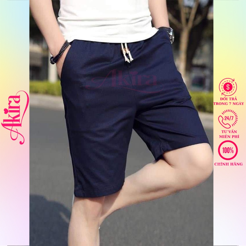 Combo 3 Quần short nam kaki lưng thun co giãn, thoáng mát, basic dễ phối đồ