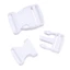 YICA 2 / 5 / 10 / 20 / 30 Chiếc Khóa Cong Nhựa Chất Lượng Cao Màu Trắng Túi Dây Đeo Webbing Paracord Vòng Tay Khóa