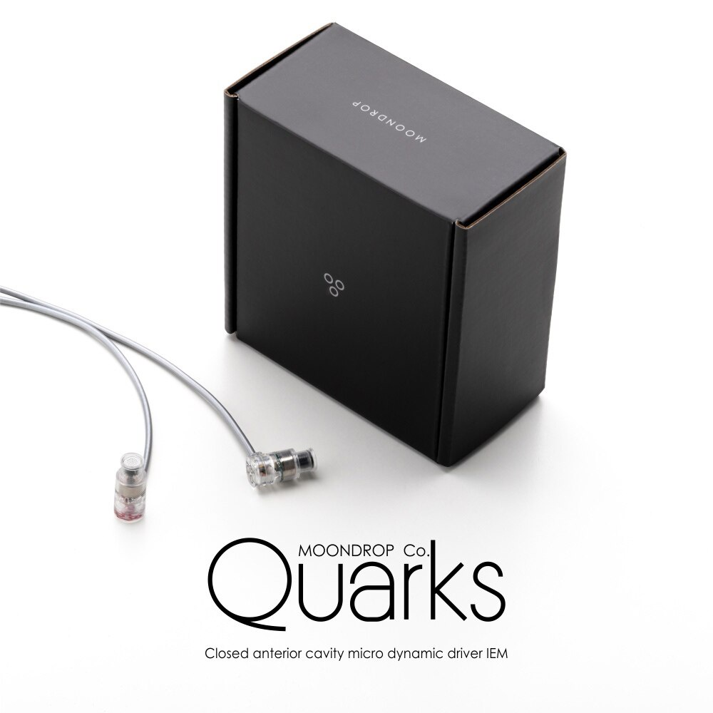 Moondrop QUARKS 6mm Micro Dynamic Driver HiFi In Ear Tai nghe Bass Headplug Tai nghe nhét tai cho ARIA VX