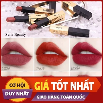 Son Sáp Novo Thiết Kế Ống Son Vàng Kim Đẹp Mắt 💄