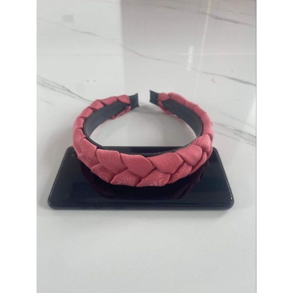Băng đô tết 3 vải lụa ngọctrai trơn, băng đô thời trang, mấn đội đầu áo dài, phụ kiện thời trang