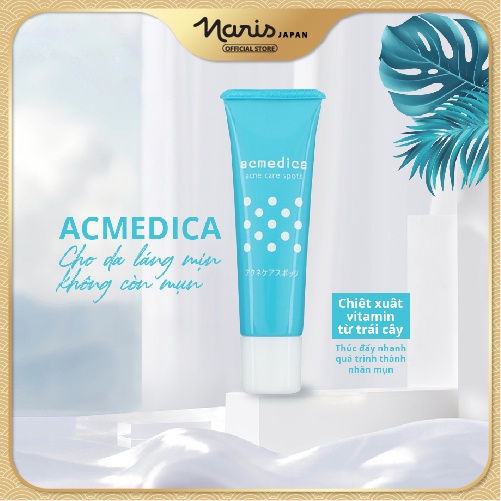 Ảnh Gel ngừa sẹo thâm và mụn Naris Acmedica Acne Care Spots 25g 2