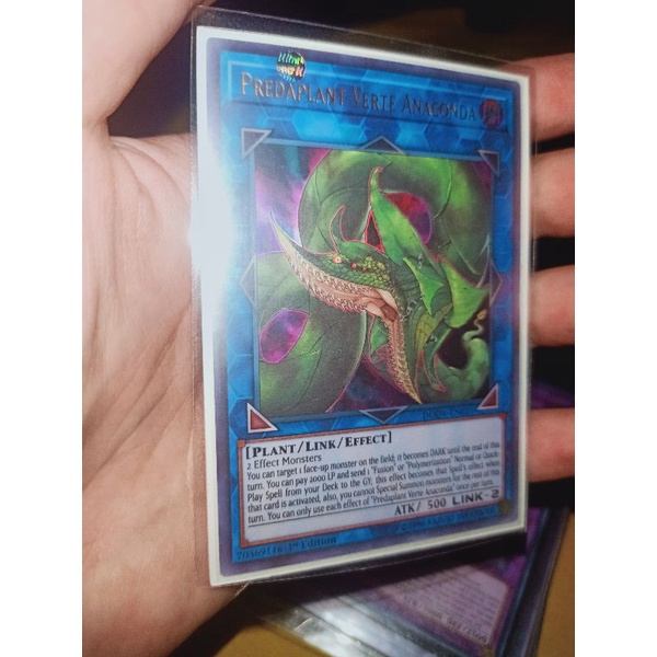 Tn th bi yugioh: Predaplant Verte Anaconda - DUOV-EN021 - Ultra Rare 1st  Edition | Shopee Vit Nam