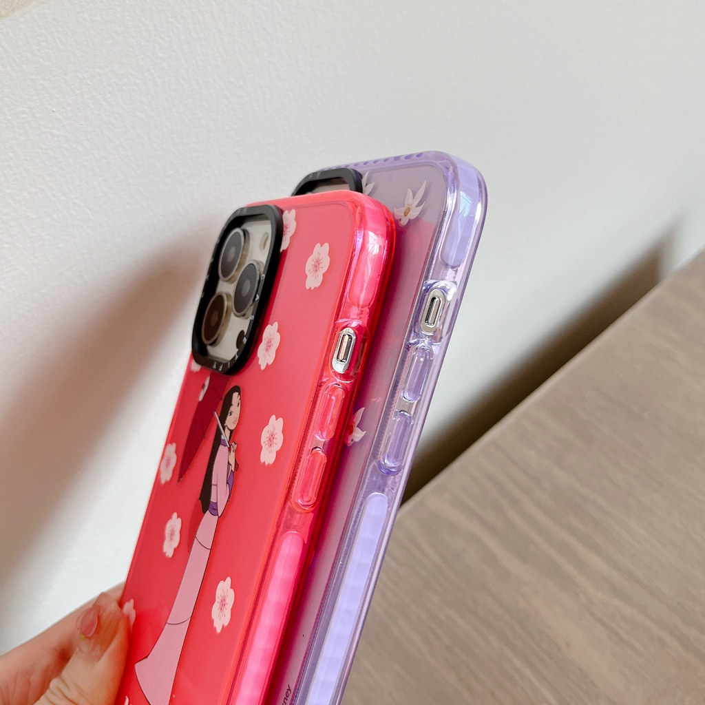 Ốp điện thoại mềm màu kẹo công chúa Cinderella Mulan Jasmine Belle Ariel Tương thích cho iPhone 17 Pro Max Air Plus 16 / 15 / 14 / 13 / 12 / 11 / XR / X / XS / SE / 8 / 7 / 6