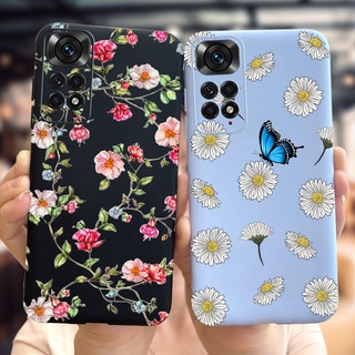 Ốp Điện Thoại TPU Dẻo In Họa Tiết Hoa Thời Trang Cho Xiaomi Redmi Note 11 2022 Xiaomi Redmi Note 11 Note 11s