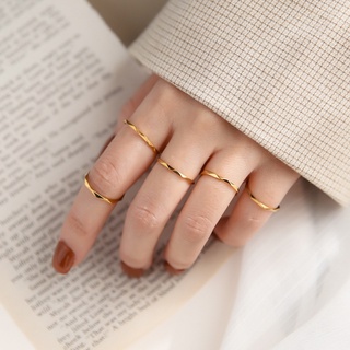 Women's Titanium Steel Ring by BY Accessories