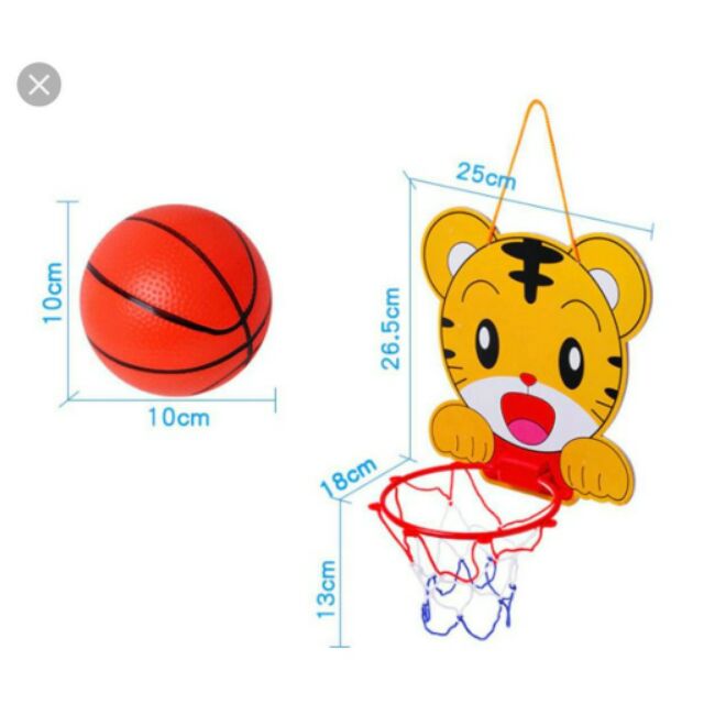 Bộ đồ chơi khung bóng rổ và đầy đủ phụ kiện chơi bóng rổ