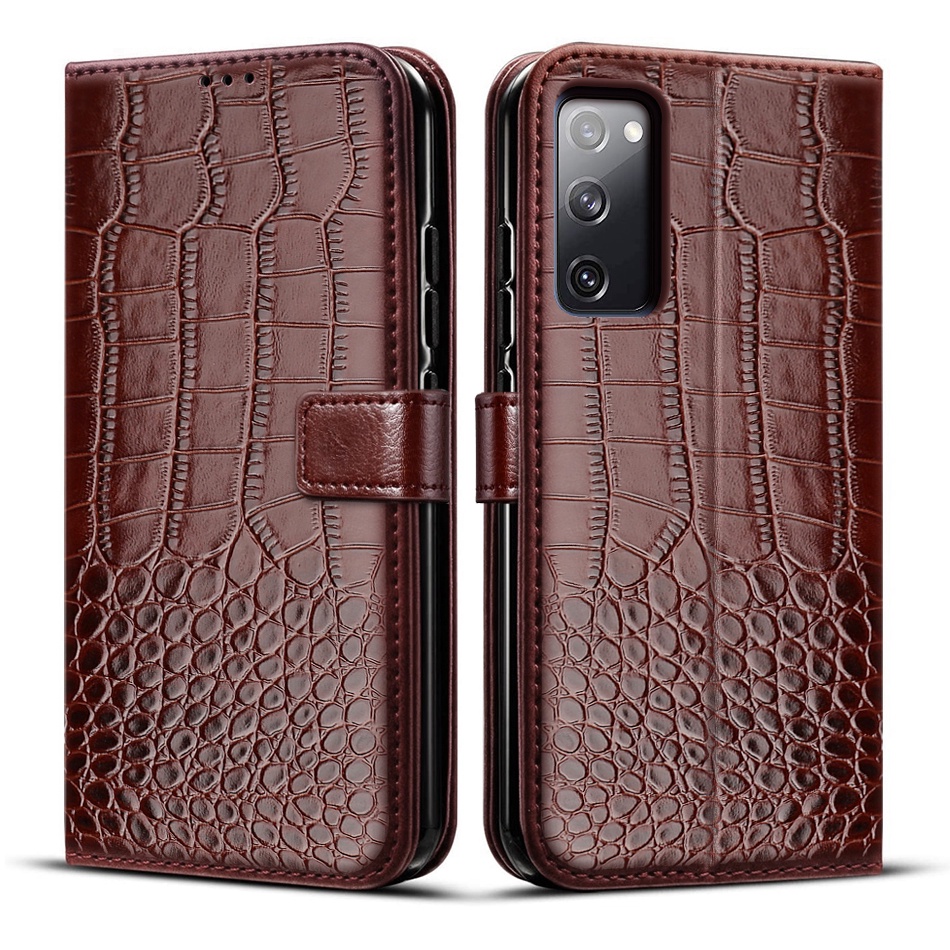 Ốp Ví Da Cho Samsung Galaxy S21 S20 Ultra Plus FE S10 5G S10E S9 Plus Flip cover