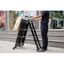 Thang nhôm gấp 4 đoạn 3.5m - 4.7m nhập khẩu ADVINDEQ, thang chữ A xếp gọn 4 khúc đa năng gia đình aluminum, khóa tự động