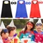 CHEESELY Super Hero Cloak Lễ hội Váy lạ mắt Đạo cụ biểu diễn Bé trai Bé gái Áo choàng